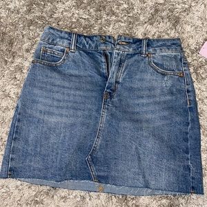 jean skirt